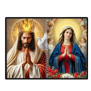 Jesus Christ-Our Lady Of Grace Laminated Photo - 7x9 Inches, Divine Blessings For Home & Office And Temple Decoration (F16426) Jesus Christ-Our Lady Of Grace Laminated Photo - 7x9 Inches, Divine Blessings For Home & Office And Temple Decoration (F16426)