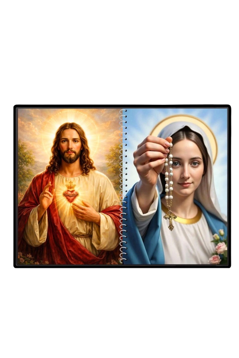 Jesus Christ-Immaculate Conception Laminated Photo - 7x9 Inches, Divine Blessings For Home & Office And Temple Decoration (F16435)