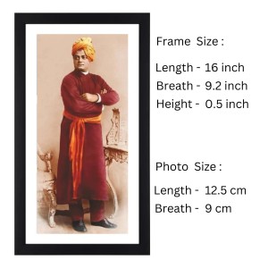 Swami Vivekananda Colored Photograph |Inspirational Wall Art| Spiritual Devotional Wall Art| Ideal for Home, Office, or Meditation Space Swami Vivekananda Colored Photograph |Inspirational Wall Art| Spiritual Devotional Wall Art| Ideal for Home, Office, or Meditation Space