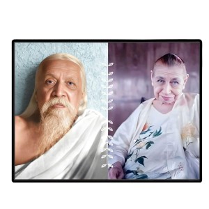Sri Aurobindo & The Mother Laminated Photo - 9x11 Inches, Divine Blessings For Home & Office And Temple Decoration (F16148) Sri Aurobindo & The Mother Laminated Photo - 9x11 Inches, Divine Blessings For Home & Office And Temple Decoration (F16148)