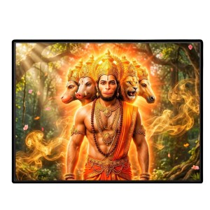 Lord Hanuman Laminated Photo - 7x9 Inches, Divine Blessings For Home & Office And Temple Decoration (F16079) Lord Hanuman Laminated Photo - 7x9 Inches, Divine Blessings For Home & Office And Temple Decoration (F16079)