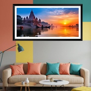 Nature Landscape Floating Frame Scenery Digital Print - (I5882) - 18x36 inch Modern Nature Wall Art for Living Room, Bedroom, Office, Hotels, Drawing Room Nature Landscape Floating Frame Scenery Digital Print - (I5882) - 18x36 inch Modern Nature Wall Art for Living Room, Bedroom, Office, Hotels, Drawing Room