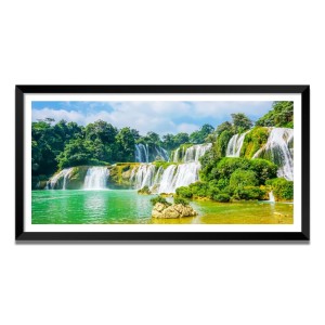 Nature Landscape Floating Frame Scenery Digital Print - (I5829) - 18x36 inch Modern Nature Wall Art for Living Room, Bedroom, Office, Hotels, Drawing Room Nature Landscape Floating Frame Scenery Digital Print - (I5829) - 18x36 inch Modern Nature Wall Art for Living Room, Bedroom, Office, Hotels, Drawing Room