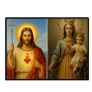 Jesus Christ-Our Lady Of Velankanni Laminated Photo - 7x9 Inches, Divine Blessings For Home & Office And Temple Decoration (F16374) Jesus Christ-Our Lady Of Velankanni Laminated Photo - 7x9 Inches, Divine Blessings For Home & Office And Temple Decoration (F16374)