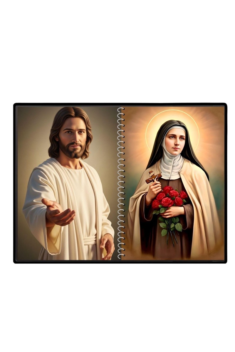 Jesus Christ - St. Therese Of Lisieux Laminated Photo - 9x11 Inches, Divine Blessings For Home & Office And Temple Decoration (F16407)