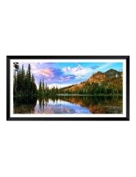 Nature Landscape Floating Frame Scenery Digital Print - (I5893) - 18x36 inch Modern Nature Wall Art for Living Room, Bedroom, Office, Hotels, Drawing Room