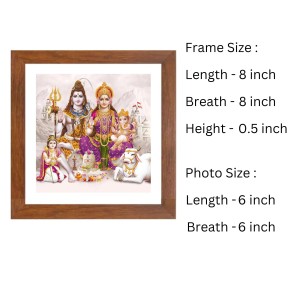 Divine Lord Shiva, Mata Parvati, Ganesh, and Kartikeya Colored Family Photo | Hindu Wall Art for Home, Temple, or Meditation Room Divine Lord Shiva, Mata Parvati, Ganesh, and Kartikeya Colored Family Photo | Hindu Wall Art for Home, Temple, or Meditation Room