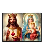 Jesus Lady Of FatimaLaminated Photo - 9x11 Inches, Divine Blessings For Home & Office And Temple Decoration (F16231)