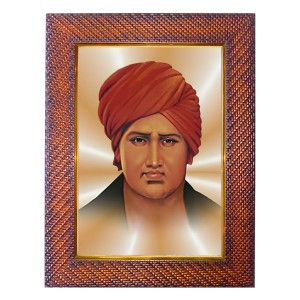 Swami Dayananda Photo Frame 10x14 Inch Religious Wall & Table Decor Frame | Swami Dayananda Spiritual Photo Frame For Home, Temple & Office | Decorative Hindu God & Goddess Frame (Pack Of 1) (F184 Swami Dayananda Photo Frame 10x14 Inch Religious Wall & Table Decor Frame | Swami Dayananda Spiritual Photo Frame For Home, Temple & Office | Decorative Hindu God & Goddess Frame (Pack Of 1) (F184