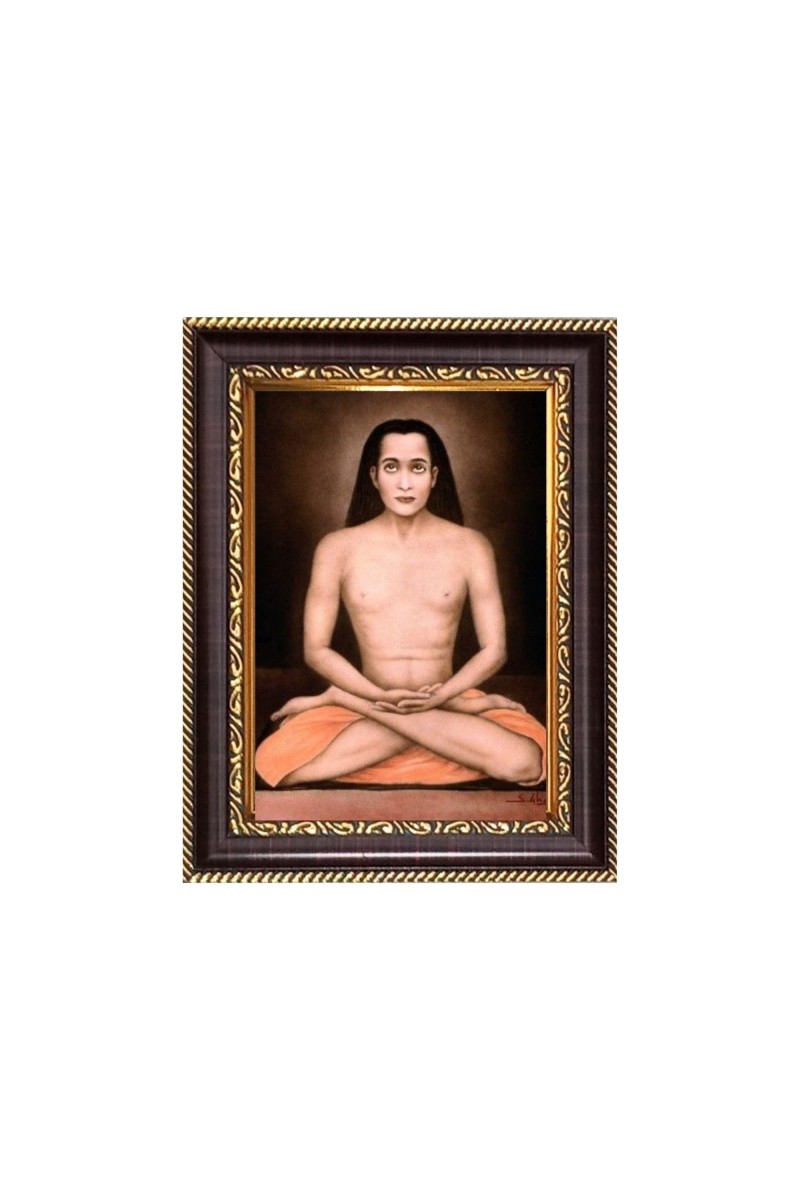 Mahavatar Babaji Digital Print Photo 8.7x10.7 inches - Vibrant Religious Wall Art for Home or Office Decor.