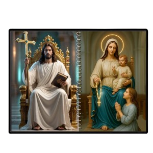 Jesus Christ-Our Lady Of Velankanni Laminated Photo - 7x9 Inches, Divine Blessings For Home & Office And Temple Decoration (F16373) Jesus Christ-Our Lady Of Velankanni Laminated Photo - 7x9 Inches, Divine Blessings For Home & Office And Temple Decoration (F16373)