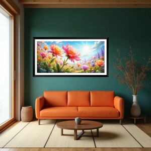 Nature Landscape Floating Frame Scenery Digital Print - (I5910) - 12x24 inch Modern Nature Wall Art for Living Room, Bedroom, Office, Hotels, Drawing Room Nature Landscape Floating Frame Scenery Digital Print - (I5910) - 12x24 inch Modern Nature Wall Art for Living Room, Bedroom, Office, Hotels, Drawing Room