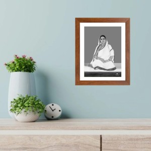 Boroma Black and White Photo for Home, Puja room, Office, or Gallery & Wall Art