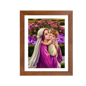 Mother Mary and Baby Jesus Colored Photograph |Divine Wall Art | Devotional wall art Mother Mary and Baby Jesus Colored Photograph |Divine Wall Art | Devotional wall art