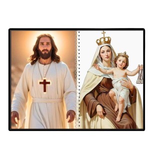 Jesus Christ-Our Lady Of Good Health Laminated Photo - 7x9 Inches, Divine Blessings For Home & Office And Temple Decoration (F16384) Jesus Christ-Our Lady Of Good Health Laminated Photo - 7x9 Inches, Divine Blessings For Home & Office And Temple Decoration (F16384)