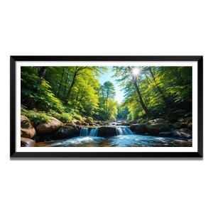 Nature Landscape Floating Frame Scenery Digital Print - (I5640) - 18x36 inch Modern Nature Wall Art for Living Room, Bedroom, Office, Hotels, Drawing Room Nature Landscape Floating Frame Scenery Digital Print - (I5640) - 18x36 inch Modern Nature Wall Art for Living Room, Bedroom, Office, Hotels, Drawing Room