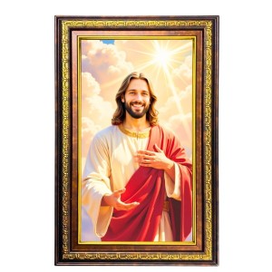 Lord Jesus Digital Golden Balck Color Photo Frame | Hindu Religious Wall Decor | 18x24 Inches - Inspirational Wall Art For Office, Home Decor - Ideal Spiritual Gift (F16729) Lord Jesus Digital Golden Balck Color Photo Frame | Hindu Religious Wall Decor | 18x24 Inches - Inspirational Wall Art For Office, Home Decor - Ideal Spiritual Gift (F16729)