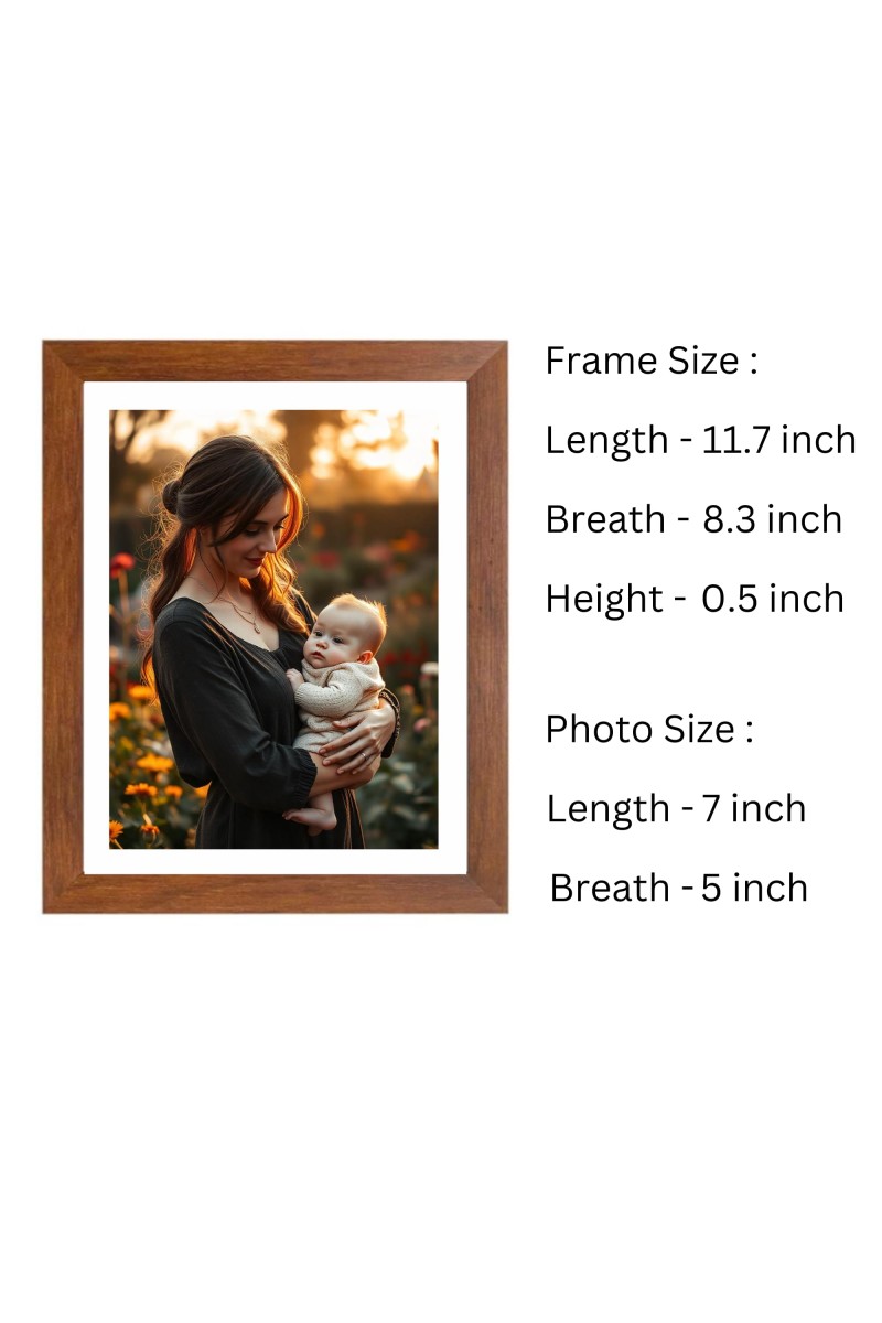 Mother and Child Colored Photograph |Heartwarming Wall Art | Perfect for Home or NurseryDecoration