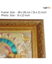 Hi Tech Sales Lord Ganesha Golden Framed Divine Wall Art for Home and Office Décor Spiritual Gift Item (Pack of 1)