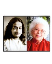Paramahansa Yogananda & Sri Daya Mata Laminated Photo - 11x13 Inches, Divine Blessings For Home & Office And Temple Decoration (F16325)