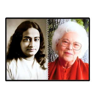 Paramahansa Yogananda & Sri Daya Mata Laminated Photo - 7x9 Inches, Divine Blessings For Home & Office And Temple Decoration (F16325)