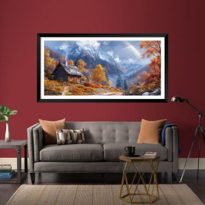 Nature Landscape Floating Frame Scenery Digital Print - (I5545) - 18x36 inch Modern Nature Wall Art for Living Room, Bedroom, Office, Hotels, Drawing Room Nature Landscape Floating Frame Scenery Digital Print - (I5545) - 18x36 inch Modern Nature Wall Art for Living Room, Bedroom, Office, Hotels, Drawing Room