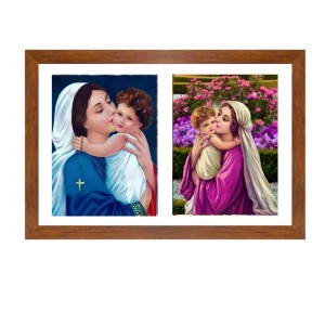 Mother Mary and Baby Jesus two Colored Photograph | Divine Wall Art | Perfect for Home Decoration Mother Mary and Baby Jesus two Colored Photograph | Divine Wall Art | Perfect for Home Decoration