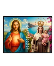 Jesus Lady Of FatimaLaminated Photo - 9x11 Inches, Divine Blessings For Home & Office And Temple Decoration (F16226)