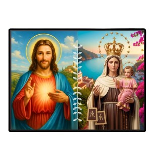 Jesus Lady Of FatimaLaminated Photo - 5x7 Inches, Divine Blessings For Home & Office And Temple Decoration (F16226) Jesus Lady Of FatimaLaminated Photo - 5x7 Inches, Divine Blessings For Home & Office And Temple Decoration (F16226)