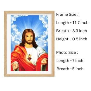 Jesus Christ Color Photo | Religious Wall Art for Home & Office Decoration | Inspirational Christian Wall Hanging Jesus Christ Color Photo | Religious Wall Art for Home & Office Decoration | Inspirational Christian Wall Hanging
