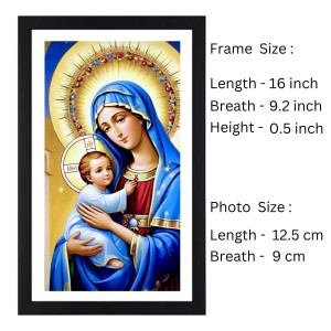 Mother Mary and Baby Jesus Colored Photograph |Divine Wall Art | Print | for Home or ReligiousDecoration | Devotional wall art Mother Mary and Baby Jesus Colored Photograph |Divine Wall Art | Print | for Home or ReligiousDecoration | Devotional wall art