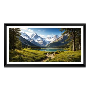 Nature Landscape Floating Frame Scenery Digital Print - (I5836) - 24x36 inch Modern Nature Wall Art for Living Room, Bedroom, Office, Hotels, Drawing Room Nature Landscape Floating Frame Scenery Digital Print - (I5836) - 24x36 inch Modern Nature Wall Art for Living Room, Bedroom, Office, Hotels, Drawing Room