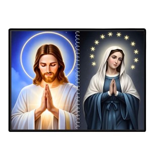 Jesus Christ-Our Lady Of Grace Laminated Photo - 7x9 Inches, Divine Blessings For Home & Office And Temple Decoration (F16419) Jesus Christ-Our Lady Of Grace Laminated Photo - 7x9 Inches, Divine Blessings For Home & Office And Temple Decoration (F16419)