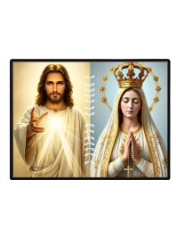 Jesus Christ-Immaculate Conception Laminated Photo - 7x9 Inches, Divine Blessings For Home & Office And Temple Decoration (F16278)