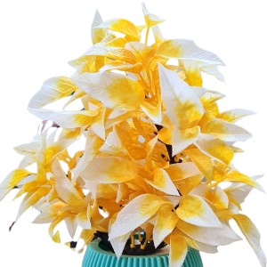 HiTechMart Artificial Yellow & White Flower Pot with Blue Textured Vase | Realistic Faux Flower Pot for Home & Office Décor | Low-Maintenance Tabletop Decoration | Gift for Housewarming & Festivals HiTechMart Artificial Yellow & White Flower Pot with Blue Textured Vase | Realistic Faux Flower Pot for Home & Office Décor | Low-Maintenance Tabletop Decoration | Gift for Housewarming & Festivals