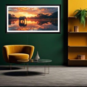Nature Landscape Floating Frame Scenery Digital Print - (I5792) - 18x36 inch Modern Nature Wall Art for Living Room, Bedroom, Office, Hotels, Drawing Room Nature Landscape Floating Frame Scenery Digital Print - (I5792) - 18x36 inch Modern Nature Wall Art for Living Room, Bedroom, Office, Hotels, Drawing Room