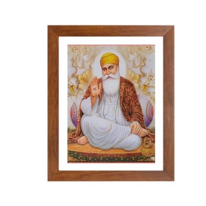 Guru Nanak Dev Ji Colored Photo | Divine Sikh Wall Art| Perfect for Home or OfficeDecoration | Devotional art