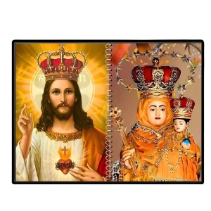 Jesus Christ-Our Lady Of Good Health Laminated Photo - 7x9 Inches, Divine Blessings For Home & Office And Temple Decoration (F16357) Jesus Christ-Our Lady Of Good Health Laminated Photo - 7x9 Inches, Divine Blessings For Home & Office And Temple Decoration (F16357)
