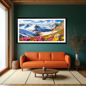 Nature Landscape Floating Frame Scenery Digital Print - (I5601) - 18x36 inch Modern Nature Wall Art for Living Room, Bedroom, Office, Hotels, Drawing Room Nature Landscape Floating Frame Scenery Digital Print - (I5601) - 18x36 inch Modern Nature Wall Art for Living Room, Bedroom, Office, Hotels, Drawing Room