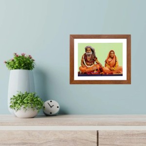 Divine Sadguru Sri Sri Bijay Krishna Goswami with Wife Yogmaya Colored Photo | Spiritual Wall Art for Home | Ideal Gift for Devotees Divine Sadguru Sri Sri Bijay Krishna Goswami with Wife Yogmaya Colored Photo | Spiritual Wall Art for Home | Ideal Gift for Devotees