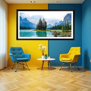 Nature Landscape Floating Frame Scenery Digital Print - (I5780) - 12x24 inch Modern Nature Wall Art for Living Room, Bedroom, Office, Hotels, Drawing Room Nature Landscape Floating Frame Scenery Digital Print - (I5780) - 12x24 inch Modern Nature Wall Art for Living Room, Bedroom, Office, Hotels, Drawing Room