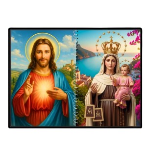 Jesus Christ-Our Lady Of Good Health Laminated Photo - 7x9 Inches, Divine Blessings For Home & Office And Temple Decoration (F16381) Jesus Christ-Our Lady Of Good Health Laminated Photo - 7x9 Inches, Divine Blessings For Home & Office And Temple Decoration (F16381)