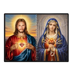 Jesus Christ-Our Lady Of Sorrows Laminated Photo - 7x9 Inches, Divine Blessings For Home & Office And Temple Decoration (F16345) Jesus Christ-Our Lady Of Sorrows Laminated Photo - 7x9 Inches, Divine Blessings For Home & Office And Temple Decoration (F16345)