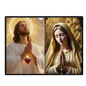 Jesus Christ-Our Lady Of Grace Laminated Photo - 7x9 Inches, Divine Blessings For Home & Office And Temple Decoration (F16424) Jesus Christ-Our Lady Of Grace Laminated Photo - 7x9 Inches, Divine Blessings For Home & Office And Temple Decoration (F16424)