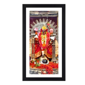 Sri Sri Maa Bhabatarini Colored Photo Frame |Divine Wall Art | Ideal for Home or Puja RoomDecoration | Dakhineswar Temple