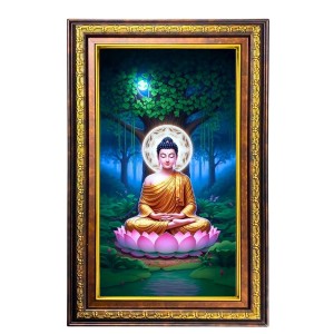 Lord Buddha Digital Golden Balck Color Photo Frame | Hindu Religious Wall Decor | 16x22 Inches - Inspirational Wall Art For Office, Home Decor - Ideal Spiritual Gift (F16840) Lord Buddha Digital Golden Balck Color Photo Frame | Hindu Religious Wall Decor | 16x22 Inches - Inspirational Wall Art For Office, Home Decor - Ideal Spiritual Gift (F16840)