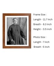 Bankim Chandra Black and White Photo | Monochrome Portrait | Timeless Wall Art for Home, Office, or Gallery
