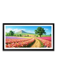 Nature Landscape Floating Frame Scenery Digital Print - (I5874) - 24x36 inch Modern Nature Wall Art for Living Room, Bedroom, Office, Hotels, Drawing Room