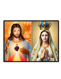 Esus Christ - Blessed Virgin Mary Laminated Photo - 7x9 Inches, Divine Blessings For Home & Office And Temple Decoration (F16431)