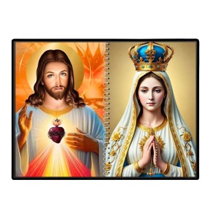Esus Christ - Blessed Virgin Mary Laminated Photo - 7x9 Inches, Divine Blessings For Home & Office And Temple Decoration (F16431)